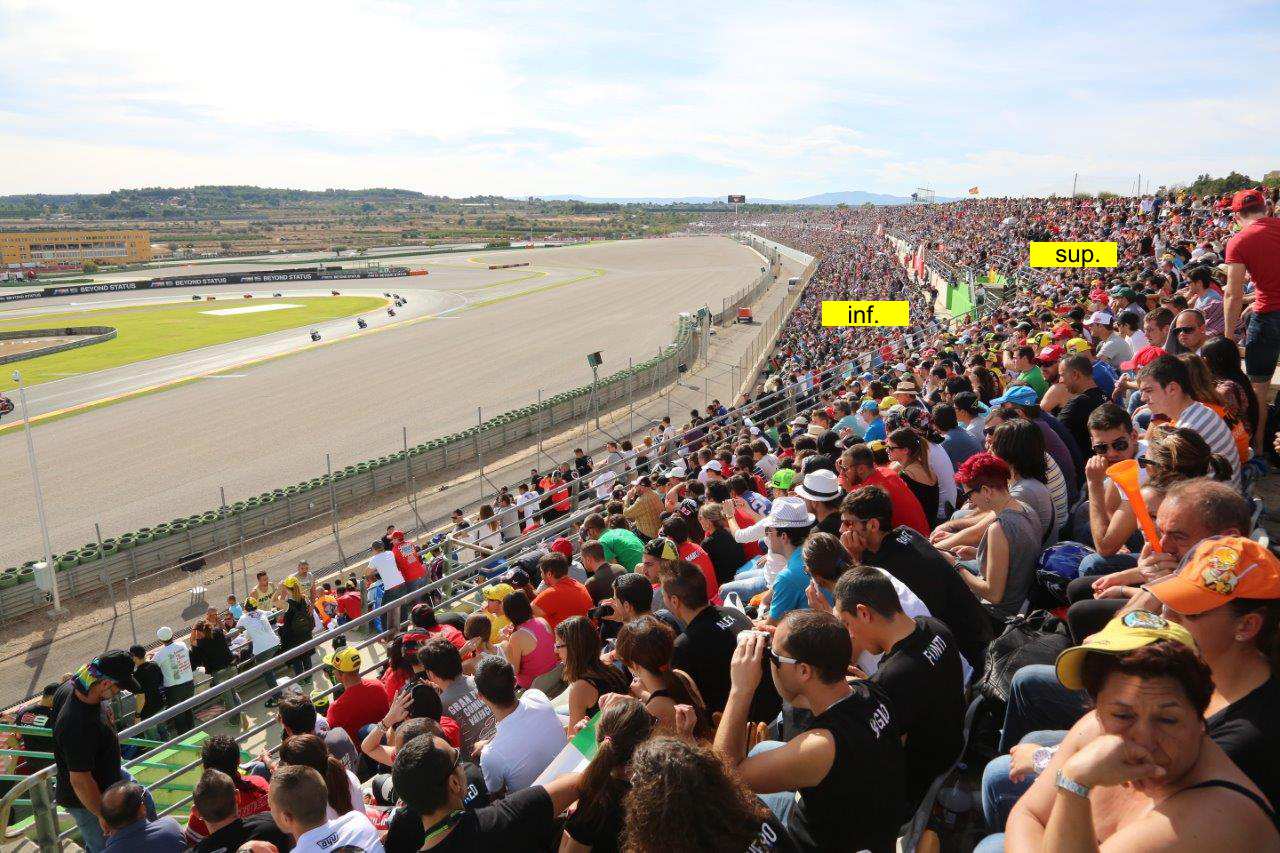 Entrada Tribuna Verde Circuit Valencia